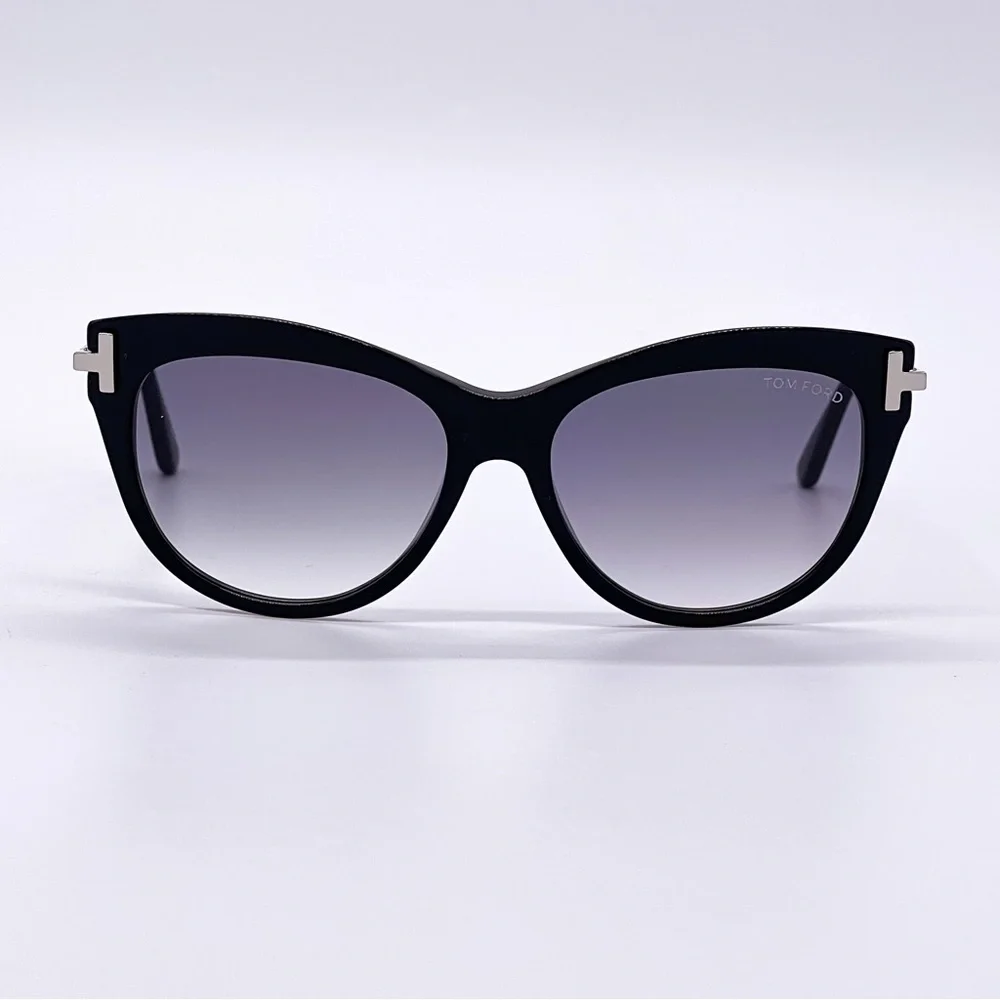 NEW TOM FORD BLACK CAT EYE WOMEN SUNGLASSES TOM FORD